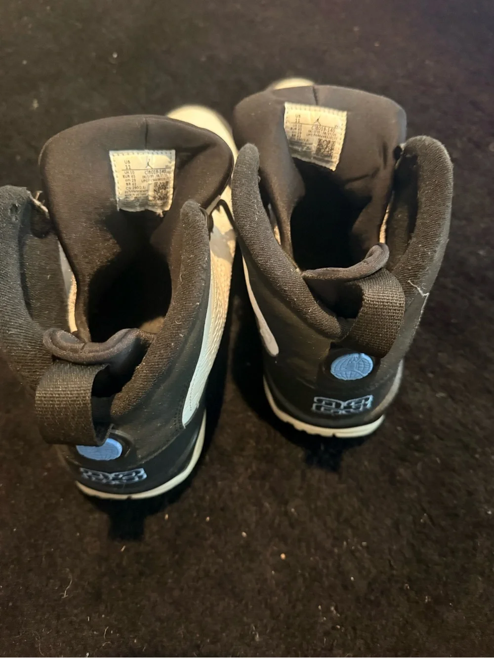 Jordan Men's Athletic Shoes White and Black